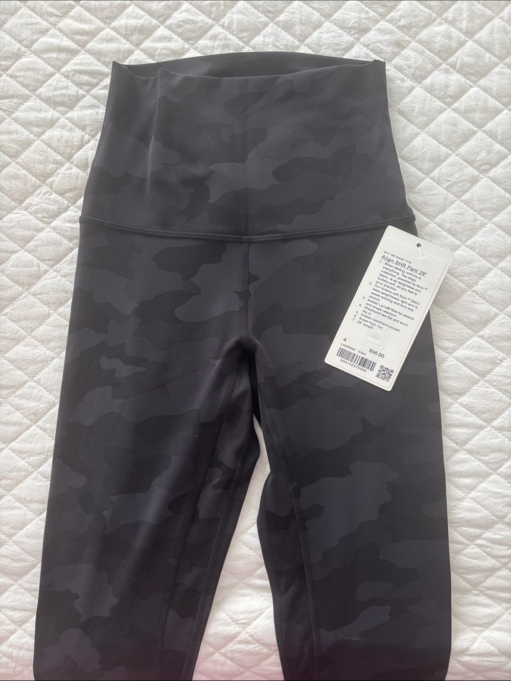 lululemon athletica Kids Dark Gray Camo High-Rise Leggings